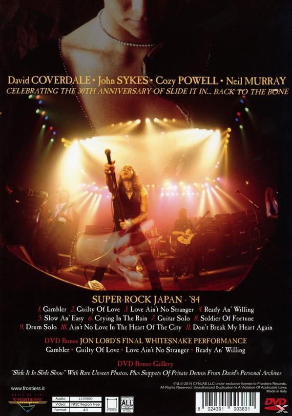 Live Back - In - - Whitesnake (DVD) Bone To The 1984