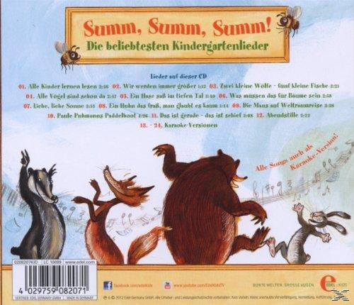 3berlin - Summ, Summ, Summ !die Beliebtesten Kindergartenlieder  - (CD)