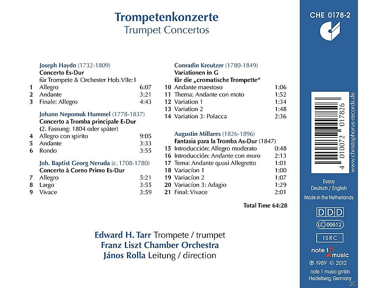 Thumbnail - VARIOUS - Trompetenkonzerte (CD)