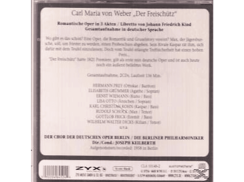 Thumbnail - Rudolf Schock, Der Chor Deutschen Oper Berlin, Berliner Philharmoniker - Freischütz (CD)