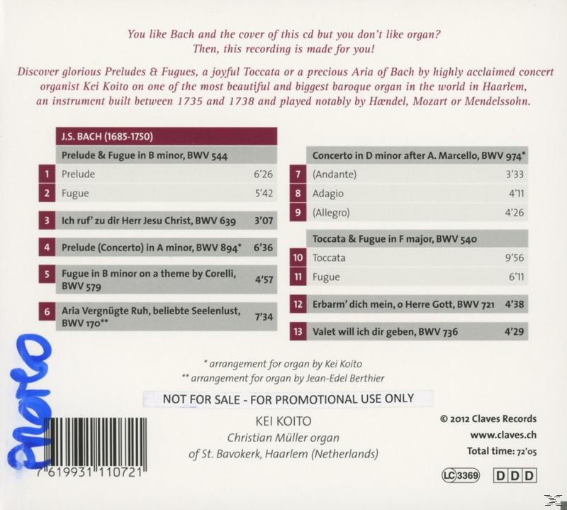 Kei Koito - Organ Masterworks Vol. 3  - (CD)