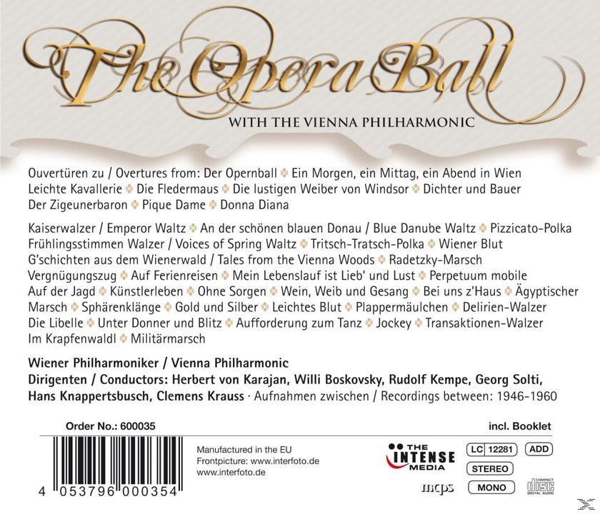 Wiener Philharmoniker - The Opera Ball: Waltzes - Polkas - Overteres  - (CD)