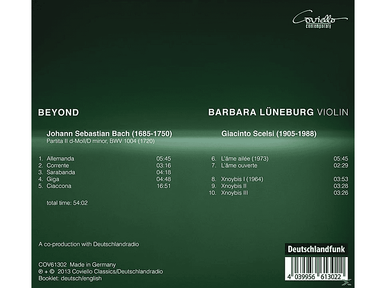 Thumbnail - Barbara Lüneburg - Beyond (CD)