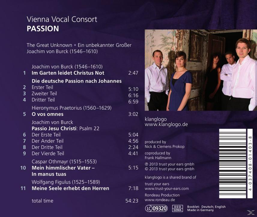 Vienna Vocal Consort - Passion  - (CD)