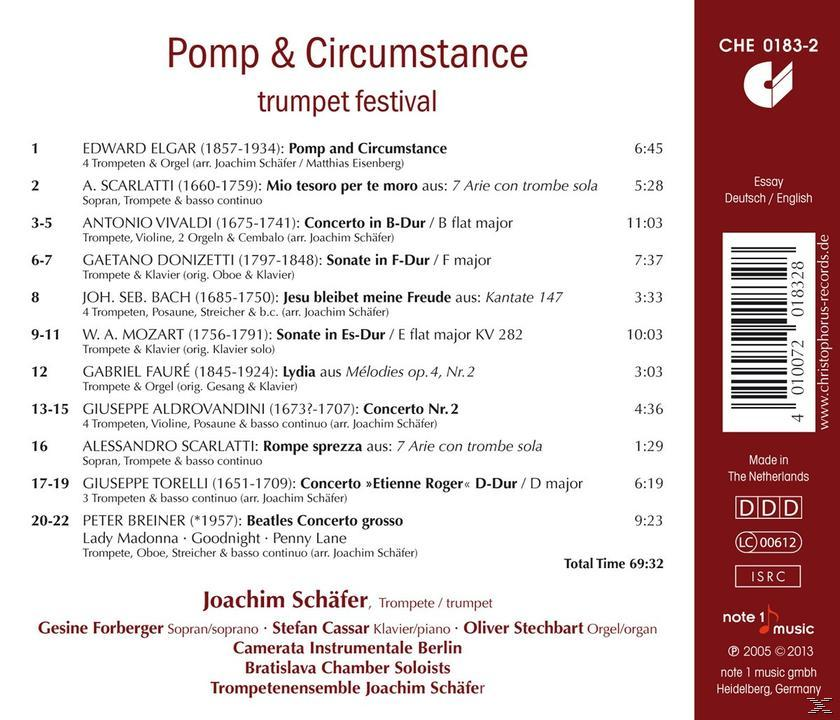 Albumcover mit Noten und Informationen. Liste der Songs und Credits. Weißer Hintergrund.