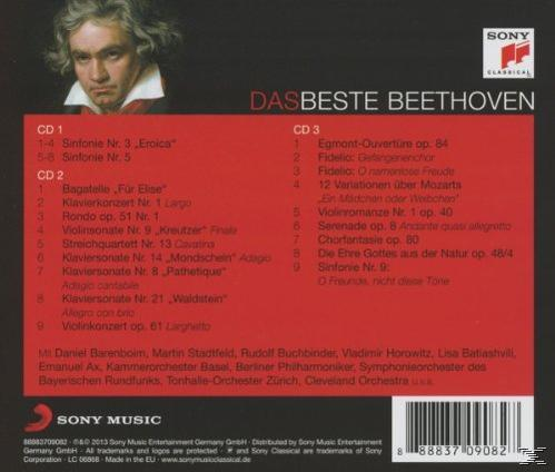 Albumcover mit einem Porträt eines Mannes mit Text. Eine Liste der Songs befindet sich auf der rechten und linken Seite.