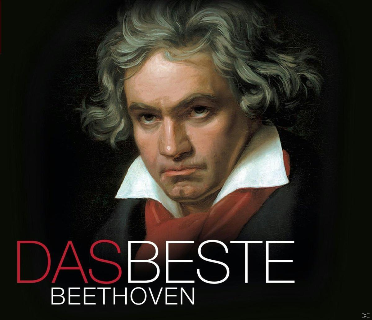 Cover eines Musikalbums. Porträt eines Mannes mit lockigem grauem Haar. Text: DAS BESTE BEETHOVEN.