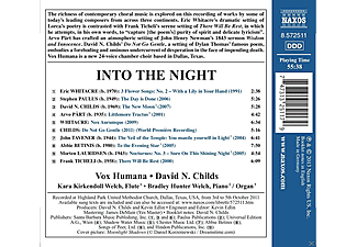 Vox Humana - Into The Night - Contemporary Choral Music  - (CD)