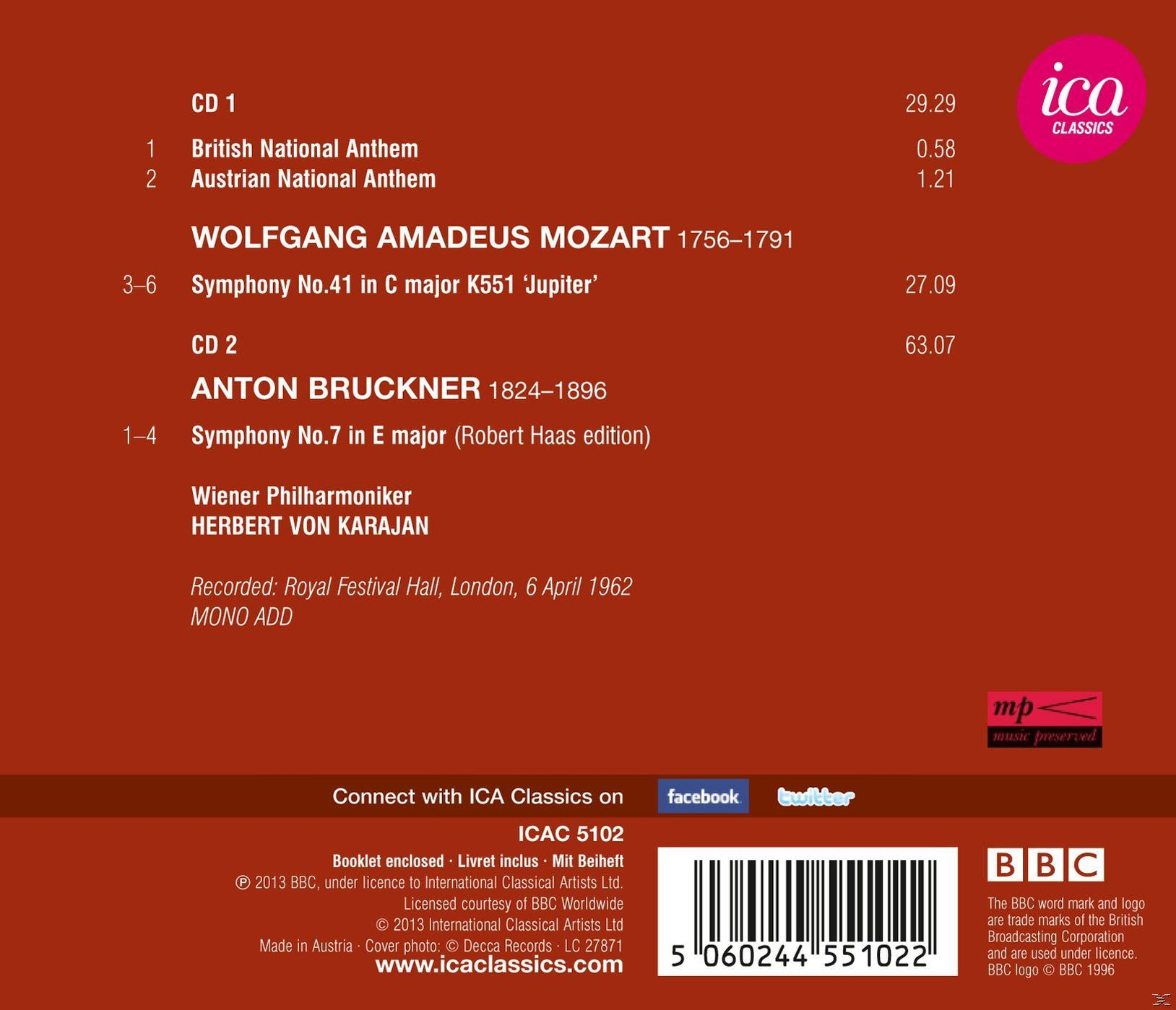 Herbert von Karajan, Wiener Philharmoniker - Symphony No. 41 'Jupiter'  - (CD)