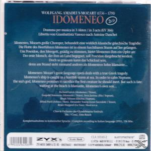 Album-Rückseite, blau, mit Text und Darstellung eines Schiffs auf See.
