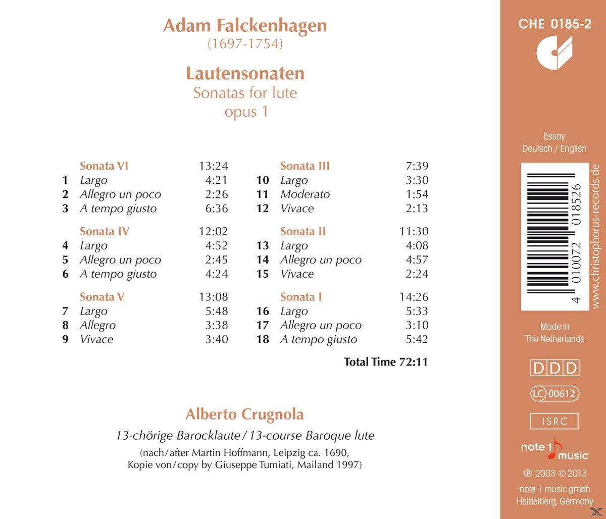 Alberto Crugnola - Lautensonaten  - (CD)