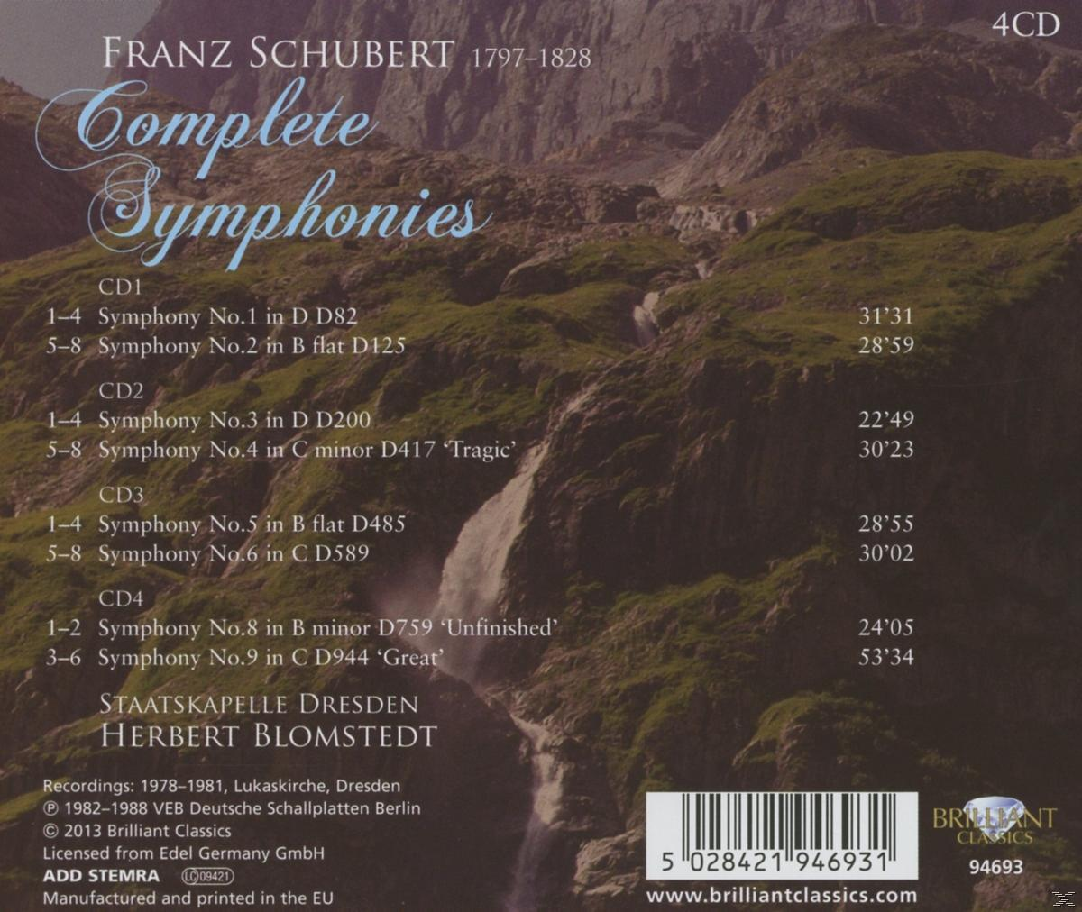 Staatskapelle Dresden - Complete Symphonies  - (CD)