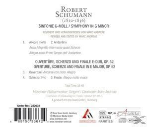 Marc Münchner Philharmoniker/andrae - Schumann: Sinfonie in g-moll  - (CD)