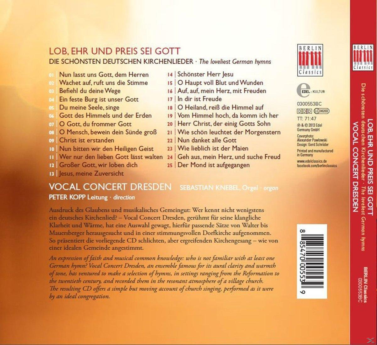Sebastian Knebel, Vocal Concert Dresden - Lob, Ehr Und Preis Sei Gott  - (CD)