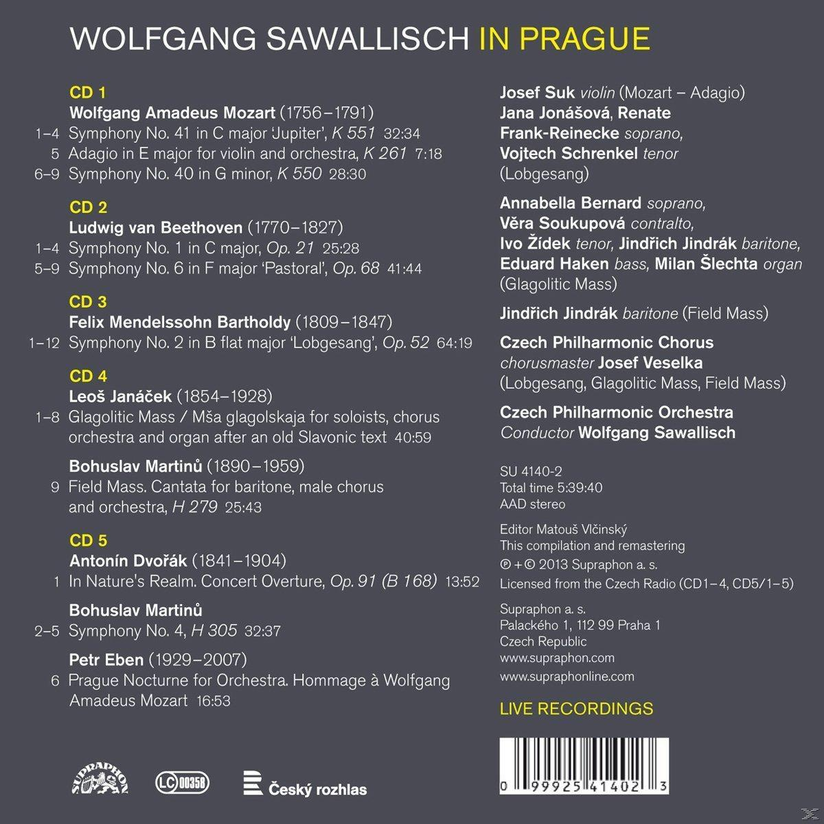 VARIOUS, The Czech Philharmonic Orchestra - Wolfgang Sawallisch In Prag  - (CD)