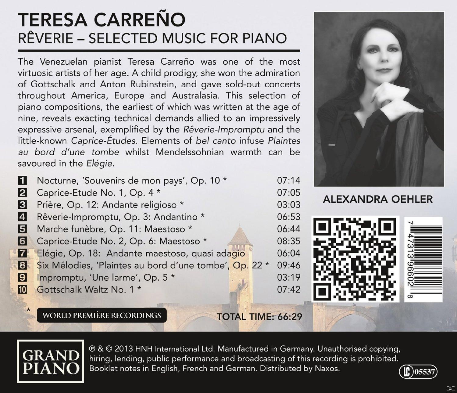 Oehler Alexandra - Rêverie  - (CD)