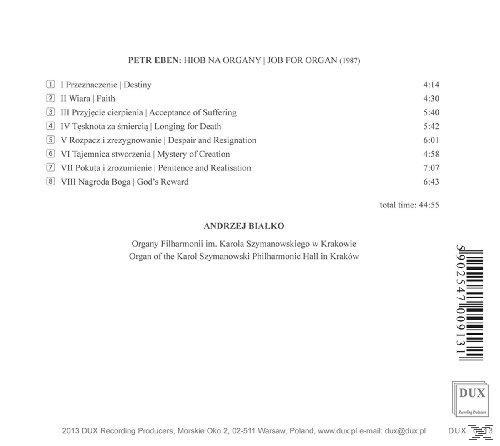 Andrzej Bialko - Hiob Für Orgel  - (CD)