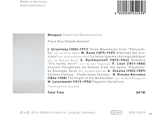 Klavierduo Chipak-kushnir - Theatrical Reminiscenses  - (CD)