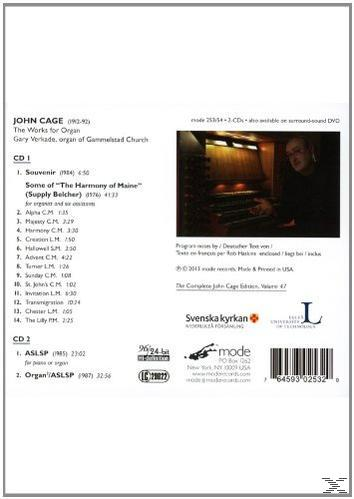 Gary Verkade - Works For Organ  - (CD)