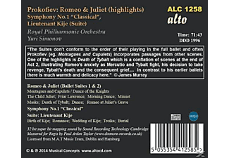 Royal Philharmonic Orchestra - Prokofiev: Romeo & Juliet (Highlights)  - (CD)