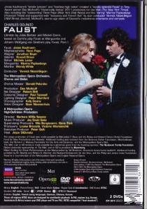 DVD-Rückseite, Personen und Text. Titel: 'Faust'.