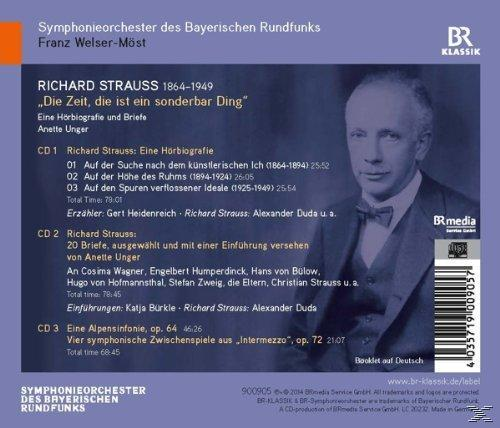 Richard Strauss, Anette Unger, Symphonieorchester Des Bayerischen Rundfunks - Die Zeit, Die Ist Ein Sonderbar' Ding - Hörbiographie Und Briefe  - (CD)