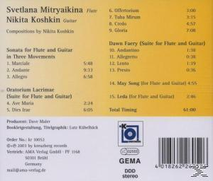 Svetlana Mitryaikina - Oratorium For Flute And Guitar  - (CD)