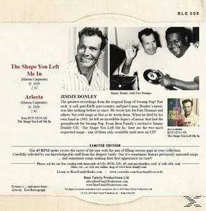 Shape Left 45rpm/Ps Me (Vinyl) In The You Donley Jimmy - - B/W Arleeta