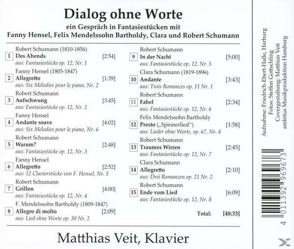 Matthias Veit - Dialog Ohne Worte  - (CD)