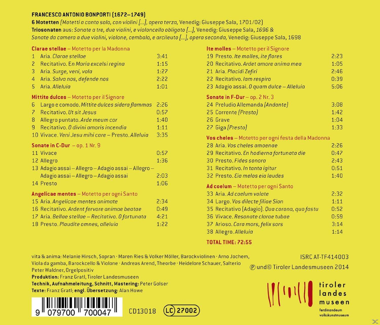 Melanie Hirsch, Vita & Anima - Motetten / Triosonaten  - (CD)