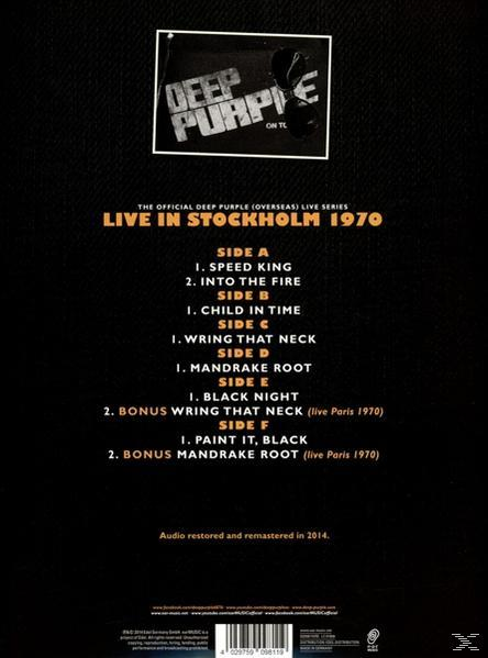 Deep Purple - Stockholm 1970  - (Vinyl)