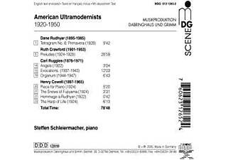 Steffen Schleiermacher - American Ultramodernists  - (CD)