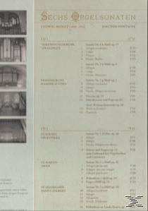 Sechs Orgelsonaten / Ludwig Boslet