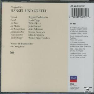 Lucia Popp, Popp/Fassbaender/Solti/WP - Hänsel Und Gretel (Ga)  - (CD)