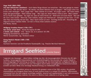 Irmgard Seefried - Legenden Des Gesangs Vol.12  - (CD)