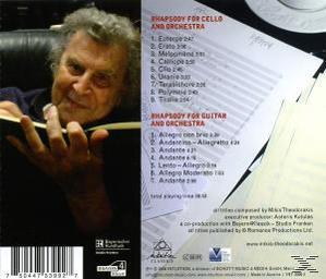 Mikis Theodorakis - Rhapsodien F.Cello & Gitarre  - (CD)