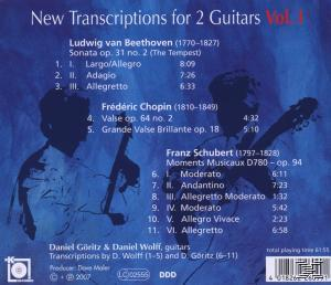D.Wolff, D.Göritz - New Transcriptions  - (CD)
