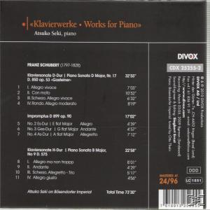 Atsuko Seki - Klavierwerke  - (CD)