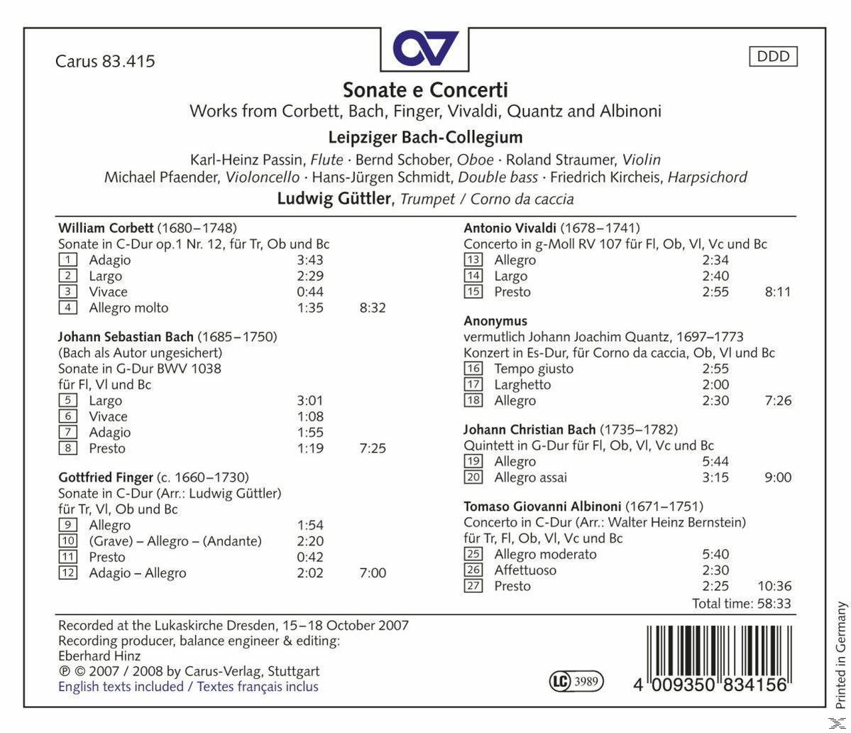 Ludwig Güttler - Sonate E Concerti  - (CD)