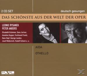CD-Cover für Das Schönste aus der Welt der Oper. Enthält Porträts von Sängern.