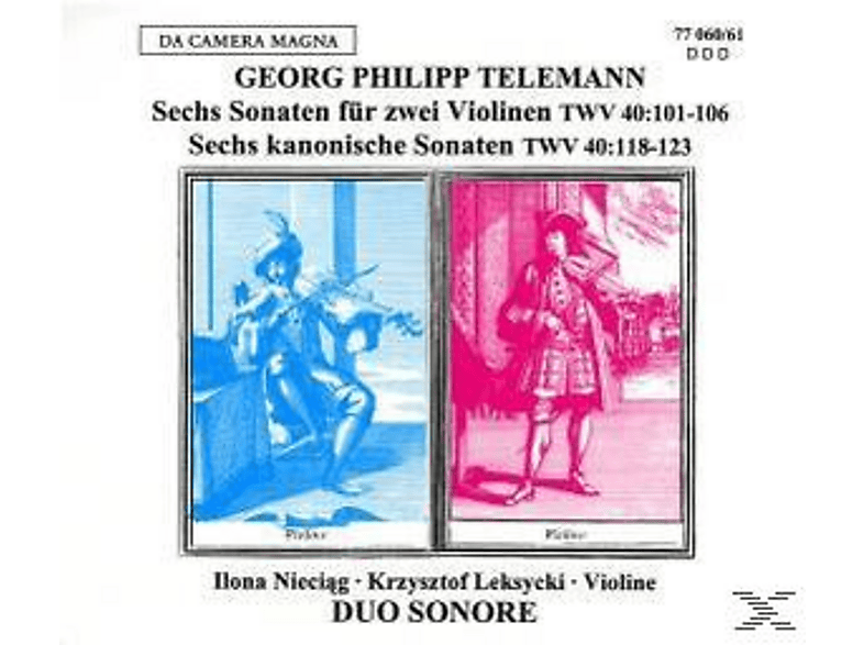 Thumbnail - Duo Sonore - 6 SONATEN FÜR 2 VIOLINEN/6 KAN (CD)