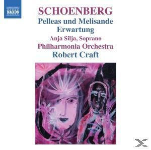 Albumcover. Abstraktes Gemälde von Gesichtern. Text: Schoenberg, Pelleas und Melisande, Erwartung.