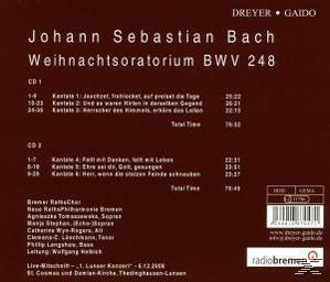 Helbich/Bremer Rathschor/Neue Rathsphilharmonie BR - Weihnachtsoratorium  - (CD)