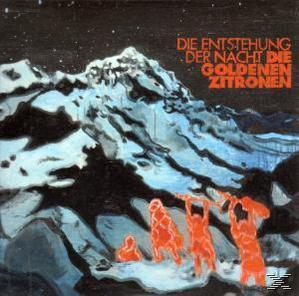 Albumcover: Die Entstehung der Nacht, eine schneebedeckte Berglandschaft.