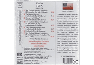 VARIOUS, James/malmö So Sinclair - Holidays Symphonies II-IV  - (CD)