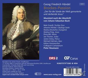CD-Cover mit Porträt eines Mannes, Text auf Deutsch: Brockes-Passion.