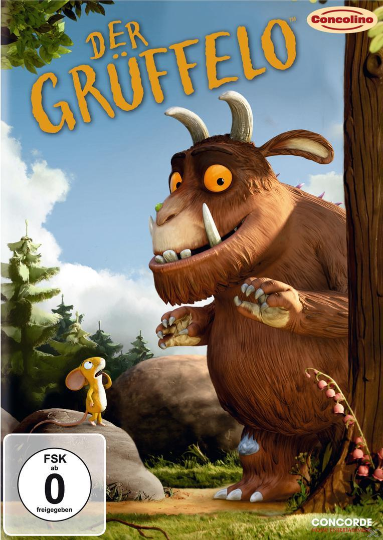 DVD-Cover für 'Der Grüffelo' mit dem Grüffelo und einer kleinen Maus in einer Waldszene.