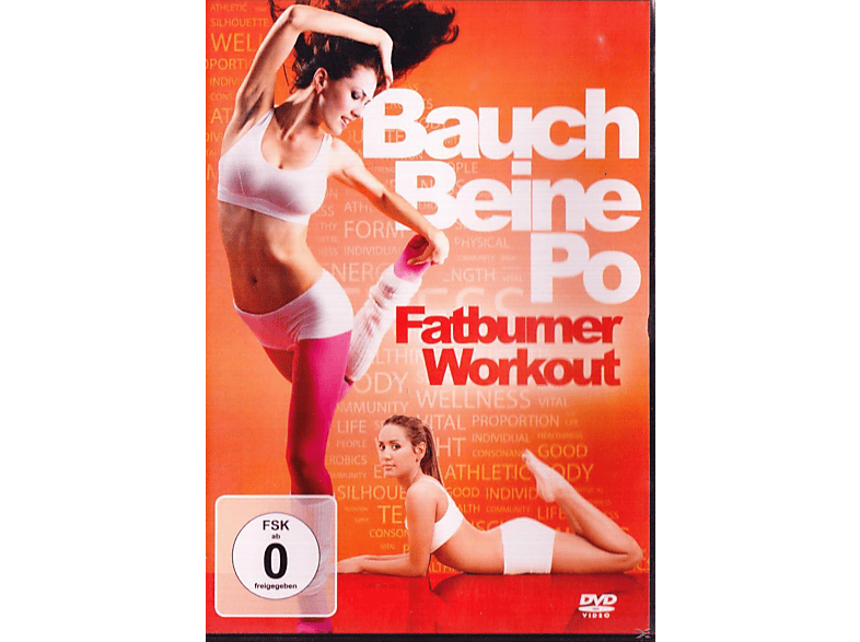 Beine, Fatburner Bauch, Po Workout DVD -