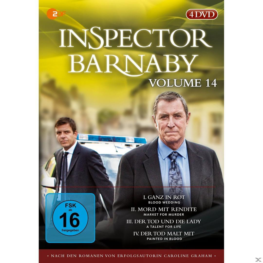 DVD-Cover von Inspector Barnaby. Zwei Männer, einer im Anzug, stehen vor einem Auto. Der Titel steht oben.