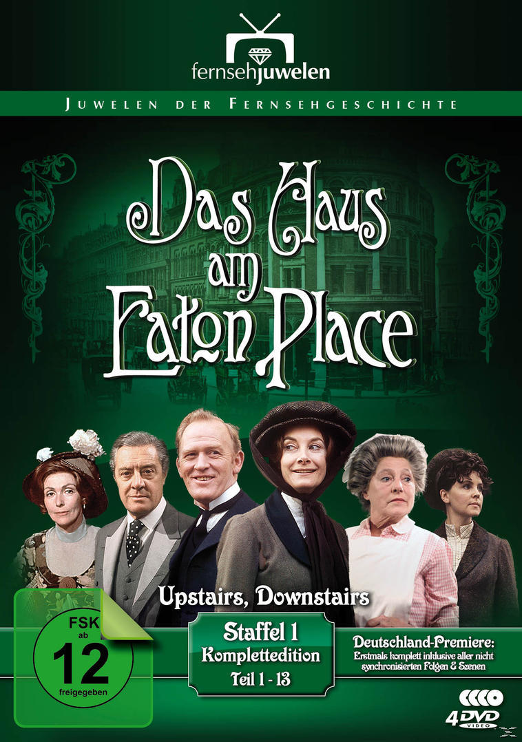 DVD-Cover mit einer Gruppe von Menschen in historischer Kleidung in einer Straßenszene.